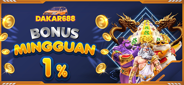 BONUS MINGGUAN 1%