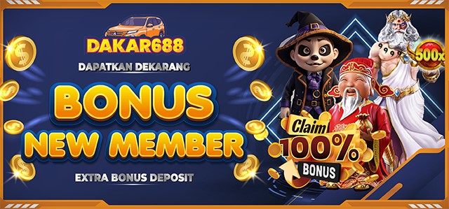 BONUS NEW MEMBER SLOT 100%